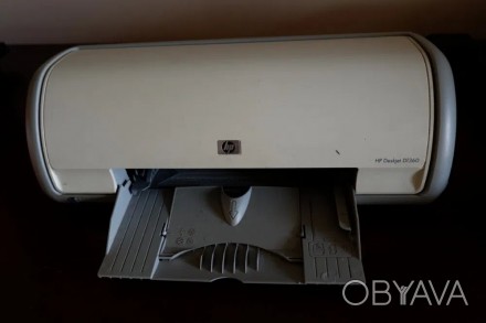 Продам струйный принтер HP Deskjet D1360. Все работает, картриджей с чернилами н. . фото 1