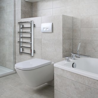 Электро полотенцесушитель может устанавливаться в ванных комнатах, кухнях, праче. . фото 6