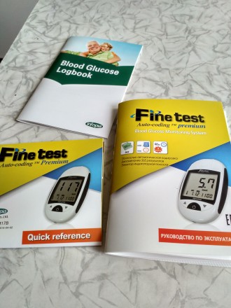 Глюкометр Fine test Auto-coding Premium является системой контроля уровня глюкоз. . фото 4