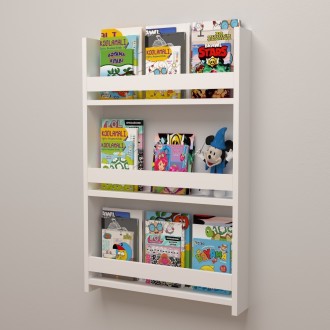 Детский стеллаж для книг.
ширина - 50 см.
высота -   80 см.
глубина -  10 см
. . фото 2