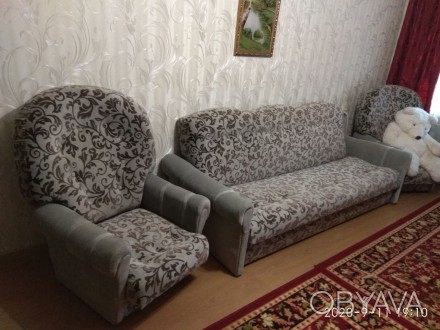 Мебель в отличном состоянии, в пользовании у чистюли хозяйки, диван раскладной, . . фото 1