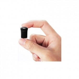 Необычайно миниатюрный USB-накопитель Apacer 32GB AH116 Black USB 2.0 (AP32GAH11. . фото 3
