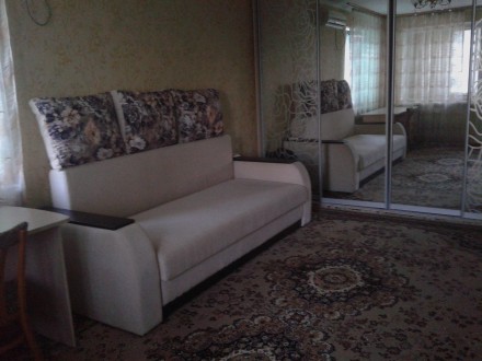 Сдается 1-комнатная квартира. Новая мебель (диван, шкаф-купе в комнате, встроенн. . фото 3