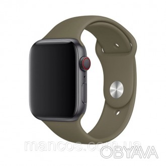 Ремешок силикон Sport Band M / L для Apple Watch 44 / 42 mm хаки
Цвета хаки реме. . фото 1