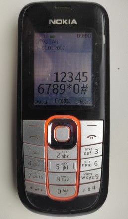 Nokia 2600с-2 б/ушный кнопочный телефон серебристо-черного цвета в НОВОМ корпусе. . фото 8