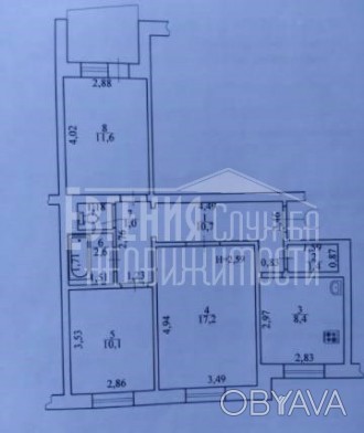 3-комн. шикарная квартира, Соцгород, Мудрого Ярослава (19 Партсъезда),