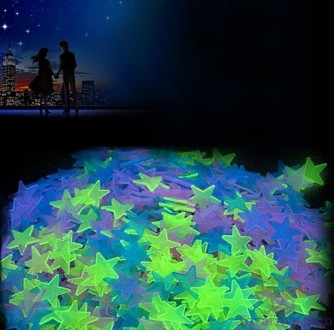 Продам креативные 3D светящиеся звезды, светящиеся в темноте. Идеально подходит . . фото 3