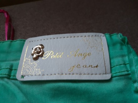 Продам новые легкие летние джинсы яркого бирюзово-зеленого цвета французской мар. . фото 11