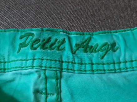 Продам новые легкие летние джинсы яркого бирюзово-зеленого цвета французской мар. . фото 9