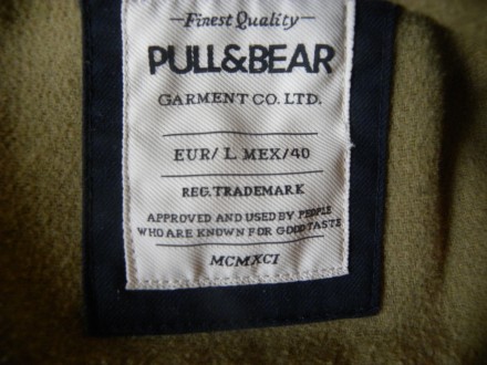 Куртка мужская Pull&Bear(оригинал).. . фото 5 Куртка мужская с капюшоном Pull&Bear (демисезонная).Оригинал.Темносиняя.Змей. . фото 5