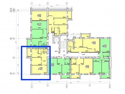 2ух комнатная квартира в новом жилом комплексе на Радужном 2 участок (между метр. Новые Дома. фото 2