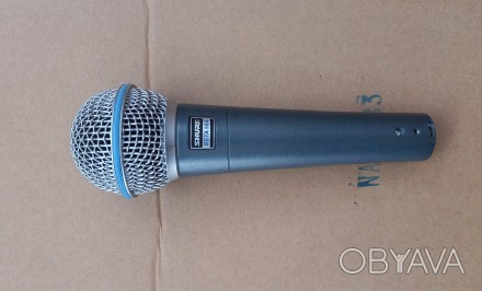 Легендарницй мікрофон Shure Beta 58A оригінал Мексика.
Стан ідеальний без подря. . фото 1