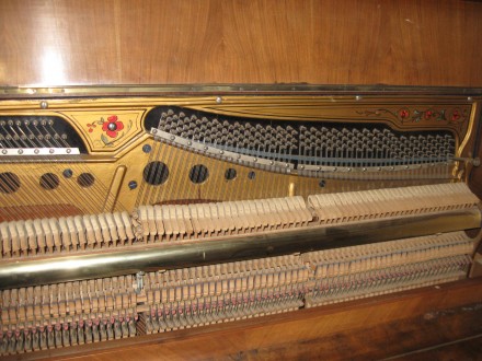 пианино Bittner Spandau 19век рабочее клавиши слоновая кость черное дерево. . фото 5