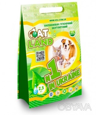 Гигиенический наполнитель 3*5 кг для кошек. Назначение "Cat Land" 5 кг.: для нап. . фото 1