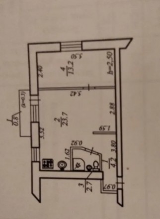 Продам 2-х комнатную квартиру на пр. гагарина , ближе к Подстанции
квартира с к. . фото 3