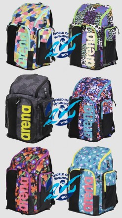 Просторный, удобный и стильный рюкзак Arena Spiky III Allover Backpack 45 разраб. . фото 2