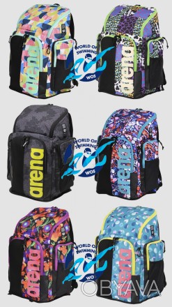 Просторный, удобный и стильный рюкзак Arena Spiky III Allover Backpack 45 разраб. . фото 1