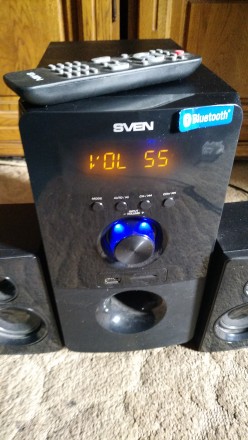 2.1 SVEN MS-2050 Bluetooth (USB, SD, FM)
оборудована встроенным Bluetooth-модул. . фото 4