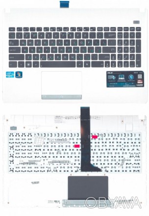 Клавиатура для ноутбука Asus X501A Black, (White TopCase), RU
Снята с апарата. . фото 1