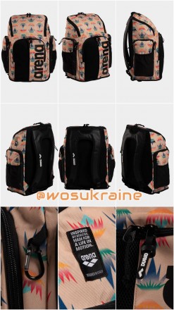 Просторный, удобный и стильный рюкзак Arena Spiky III Allover Backpack 45 разраб. . фото 5