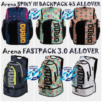 Просторный, удобный и стильный рюкзак Arena Spiky III Allover Backpack 45 разраб. . фото 3