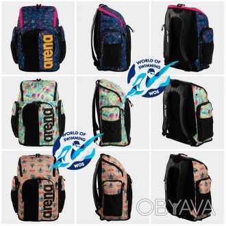 Просторный, удобный и стильный рюкзак Arena Spiky III Allover Backpack 45 разраб. . фото 1