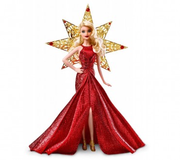 Любимая традиция более 25 лет, Кукла Holiday Barbie имеет великолепный гламурный. . фото 2
