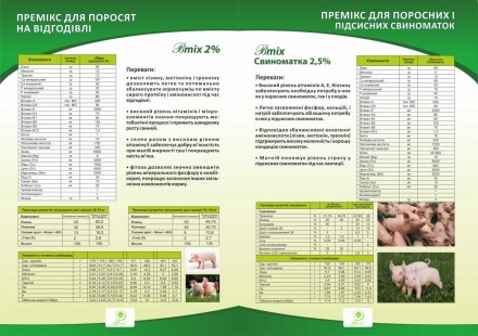 Премикс 2% для откорма свиней 30-110 кг 20 кг / меш. 1 меш. = 1000 кг комбикорма. . фото 3