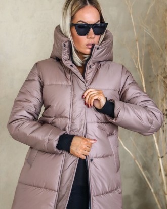 Стильная, удобная, очень тёплая зимняя женская куртка-пальто. Глубокий капюшон, . . фото 11
