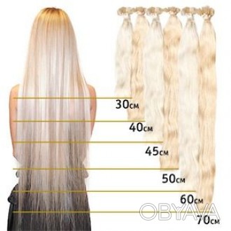длинна волос от
40см -2000грн за 100 грамм, 
45 см - 4000 грн. за 100 грамм,
. . фото 1