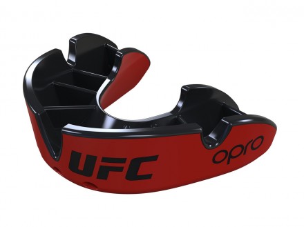  
Капа боксерская одночелюстная Opro Junior Silver Ufc Hologram Red-Black 
 
Дан. . фото 4