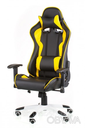 
	
	
	
	
	Тип: геймерское кресло
	Цвет: черно-желтое
	Материал покрытия: сиденье. . фото 1
