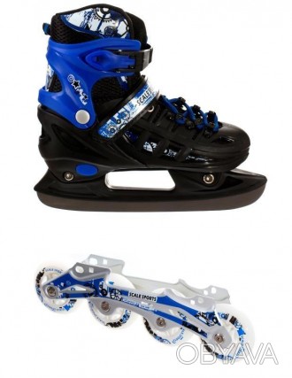 
Ролики-коньки Scale Sport. Blue/Black (2в1), размер 29-33
 
Ролики-коньки Scale. . фото 1