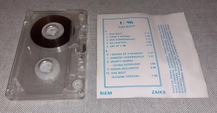 Продам кассету U 96 - Das Boot
Label:Sawiton – 367
Cassette, Album, Uno
Polan. . фото 6