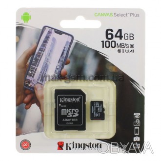 Карты памяти Canvas Select Plus microSD компании Kingston совместимы с устройств. . фото 1