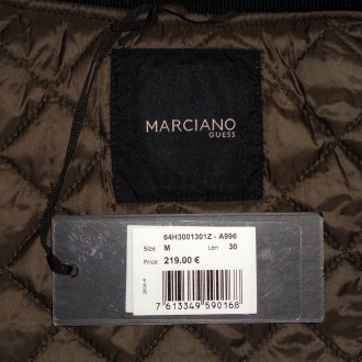 Мужской бомбер Marciano Guess (США), оригинал.
Шерстяная куртка стёганая, с уте. . фото 7