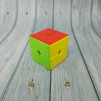 Кубик Рубика 2х2 QiYi Цветной - бюджетная новинка 2017 г, отличный скоростной ку. . фото 5