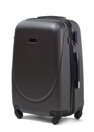 Малый польский дорожный пластиковый чемодан Wings (Вингс) произведен из надежног. . фото 3