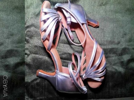 Туфли для бальных танцев размер 37 - 37,5 стелька 24,7 см.. . фото 2