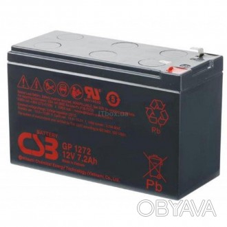 Необслуговувана олив'яно-кислотна батарея CSB GP1272 призначена для використання. . фото 1