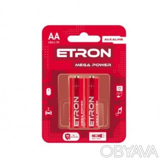 
Батарейка ETRON Mega Power АА-LR6 Blister Alkaline 2 шт Продажа оптом и в розни. . фото 1