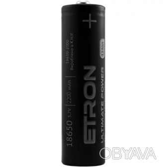 
Аккумулятор ETRON Ultimate Power 18650 2200mAh 1 шт Продажа оптом и в розницу. . . фото 1