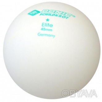 
	Мячики Donic Elite 1* 40+ White 6pcs - используется на многих крупных междунар. . фото 1