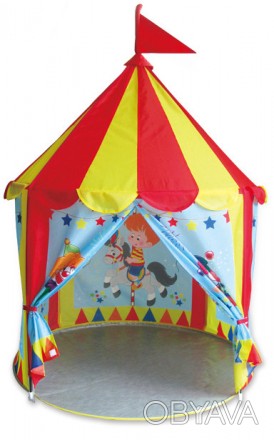Игровая палатка домик для детей Цирк Шапито Bambi.
Детская игровая палатка шатер. . фото 1