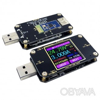 USB тестер с Bluetooth модулем
 Подходит для тестирования зарядных устройств, ка. . фото 1
