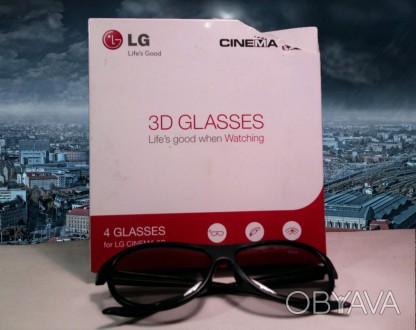 Новые 3D очки. LG GLASSES Ни разу не пользовались, в родной упаковке. В упаковке. . фото 1