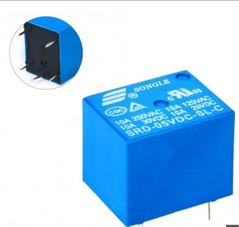 Реле SRD-5VDC-SL-C управление 5В нагрузка 250В 10А. Миколаїв. фото 1 Реле SRD-5VDC-SL-C управление 5В нагрузка 250В 10А. Миколаїв. фото 1