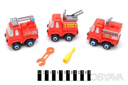 
Набір пожежних машин конструкторів в ковпаку 8628 Детальніше тут: https://babyt. . фото 1