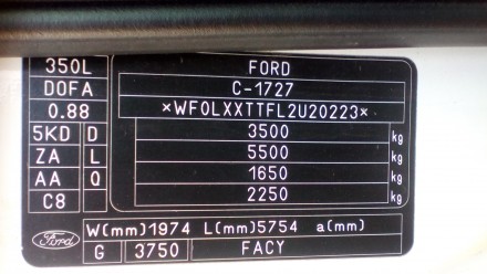 Продам Ford Transit 2002 г. 2,4 TDE (дизель), задний привод, МКПП 5 ст. Полность. . фото 7
