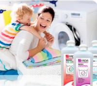 Безфосфатні гелі для прання білих та кольорових речей з бавовняних, лляних, синт. . фото 3